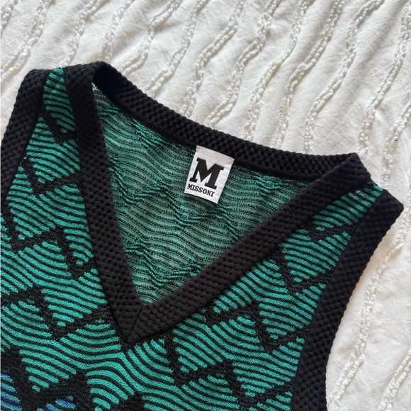 M by Missoni Multicolor Chevron Knit Dress - Picture 3 of 3
